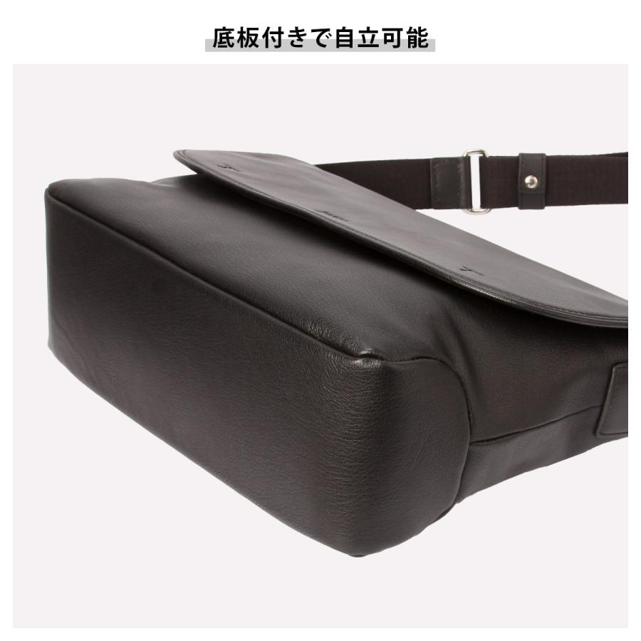 最大50% 9/2限定 タケオキクチ ショルダーバッグ メンズ ブランド レザー 本革 軽量 大容量 弱撥水 斜めがけ 大きめ フラップ A4 TAKEO KIKUCHI フィル 709112 | TAKEO KIKUCHI | 19