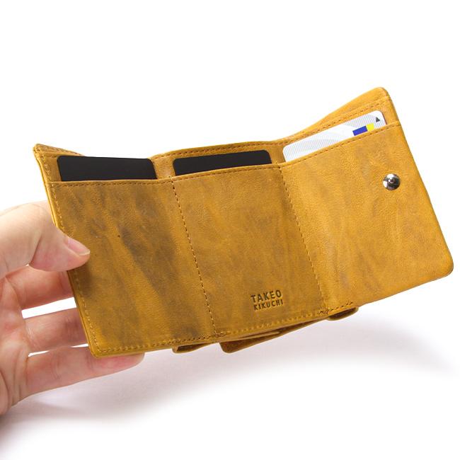 TAKEO KIKUCHI 最大50% 9/25限定 タケオキクチ 財布 三つ折り
