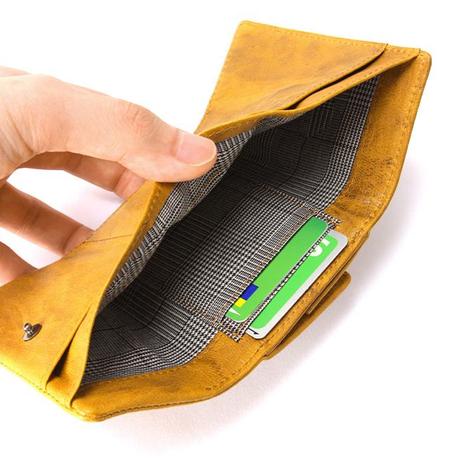 三つ折財布 楽天市場】【全品10倍☆10/28(火)0時～】タケオキクチ 財布 三