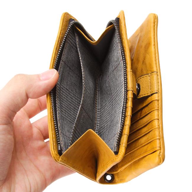 【極美品】TAKEO KIKUCHI 二つ折り財布 メンズ 本革 L字ファスナー TAKEO KIKUCHI（タケオキクチ） 最大42% 1/22限定 財布 二つ折り財布