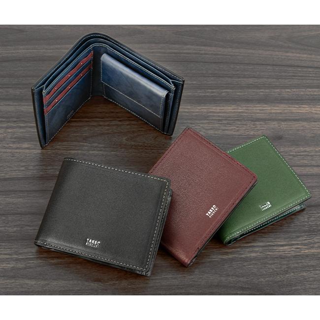 限定品 タケオキクチ 二つ折り財布 メンズ ブランド レザー 本革 軽量 小銭入れあり マックス TAKEO KIKUCHI 728615 728693 | TAKEO KIKUCHI | 22