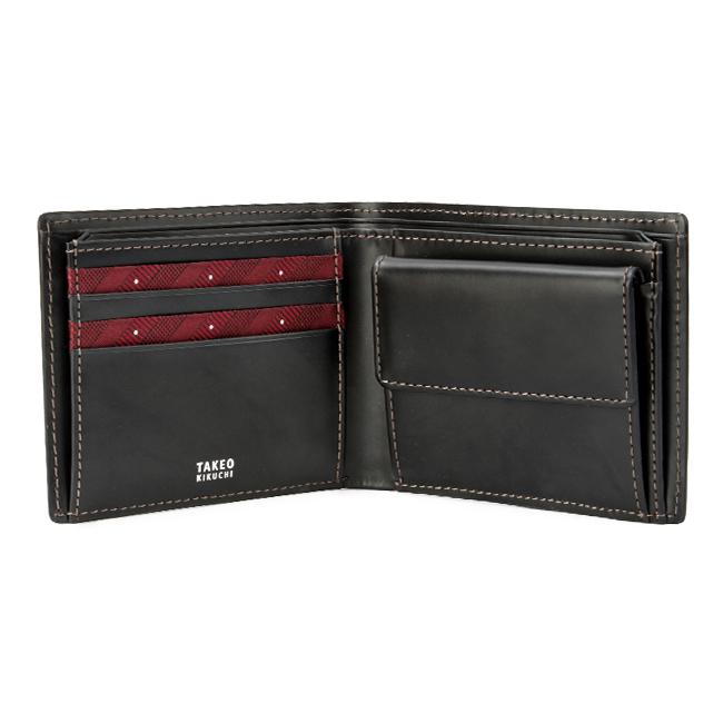 限定品 タケオキクチ 二つ折り財布 メンズ ブランド レザー 本革 軽量 小銭入れあり マックス TAKEO KIKUCHI 728615 728693 | TAKEO KIKUCHI | 12
