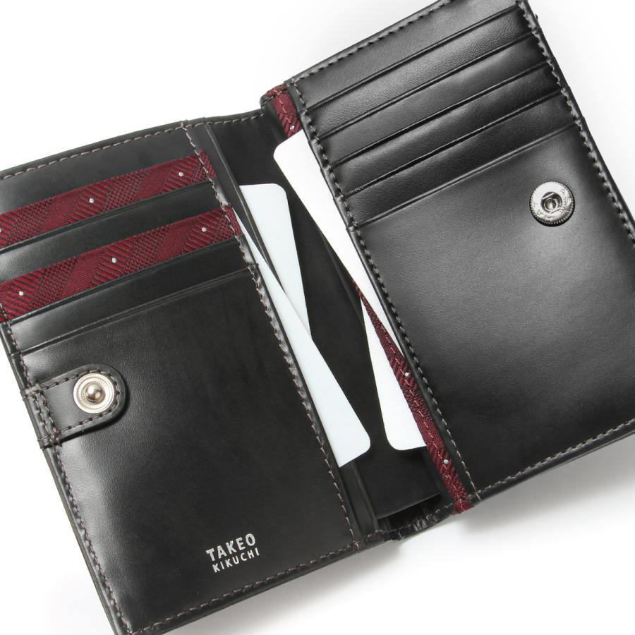 TAKEO KIKUCHI（タケオキクチ） 限定品 二つ折り財布 ミドル財布