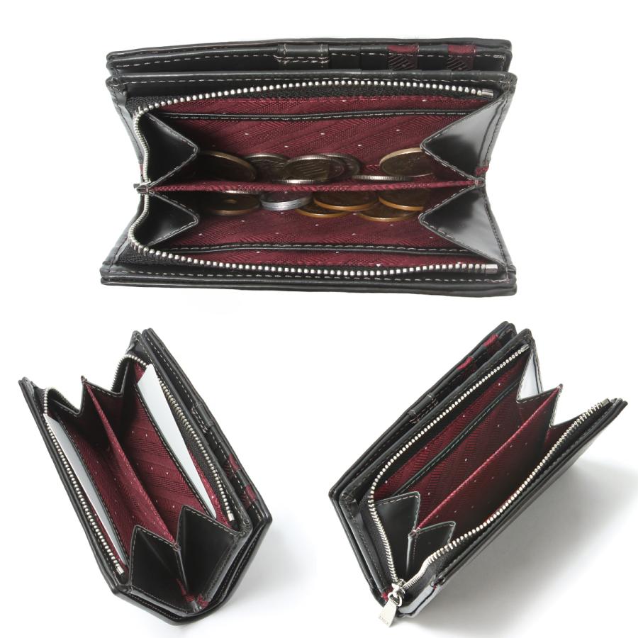 【新品未使用】TAKEO KIKUCHIブラウン 編み込み 二つ折り財布 TAKEO KIKUCHI（タケオキクチ） 限定品 二つ折り財布 ミドル財布