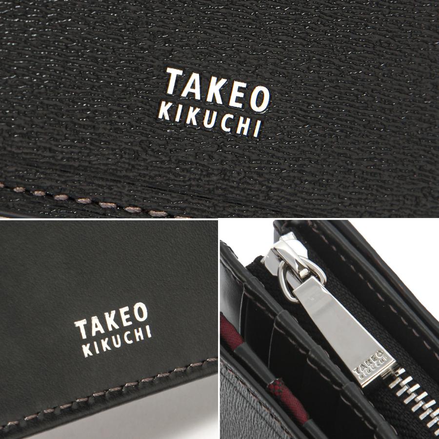 TAKEO KIKUCHI（タケオキクチ） 限定品 二つ折り財布 ミドル財布