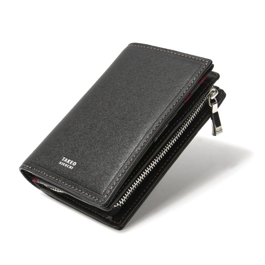 TAKEO KIKUCHI（タケオキクチ） 限定品 二つ折り財布 ミドル財布