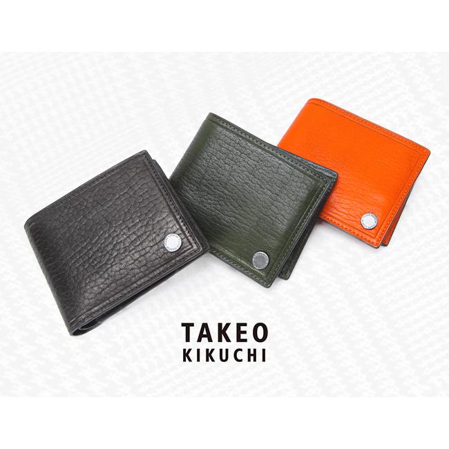 【新品未使用品】TAKEO KIKUCHI 二つ折り財布 タケオキクチ マックス 二つ折り財布 TAKEO KIKUCHI tk-728615
