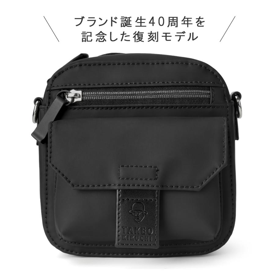 タケオキクチ ベルクロII ショルダーバッグ メンズ ブランド 斜めがけバッグ ミニ 小さめ TAKEO KIKUCHI VELCRO II 732122 | TAKEO KIKUCHI | 08