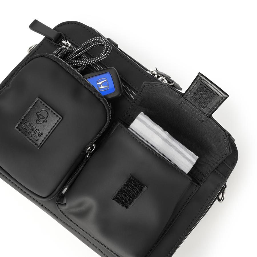 タケオキクチ ベルクロII ショルダーバッグ メンズ ブランド 斜めがけバッグ ミニ 小さめ TAKEO KIKUCHI VELCRO II 732123 | TAKEO KIKUCHI | 10