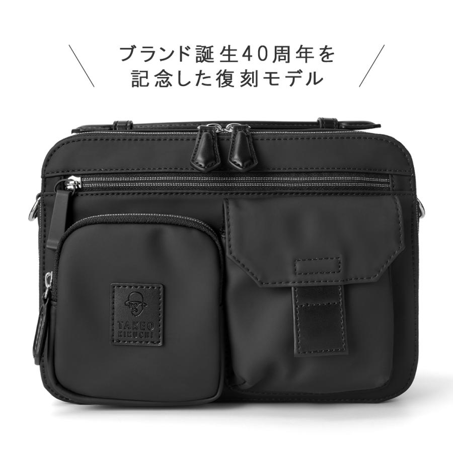タケオキクチ ベルクロII ショルダーバッグ メンズ ブランド 斜めがけバッグ ミニ 小さめ TAKEO KIKUCHI VELCRO II 732123 | TAKEO KIKUCHI | 08