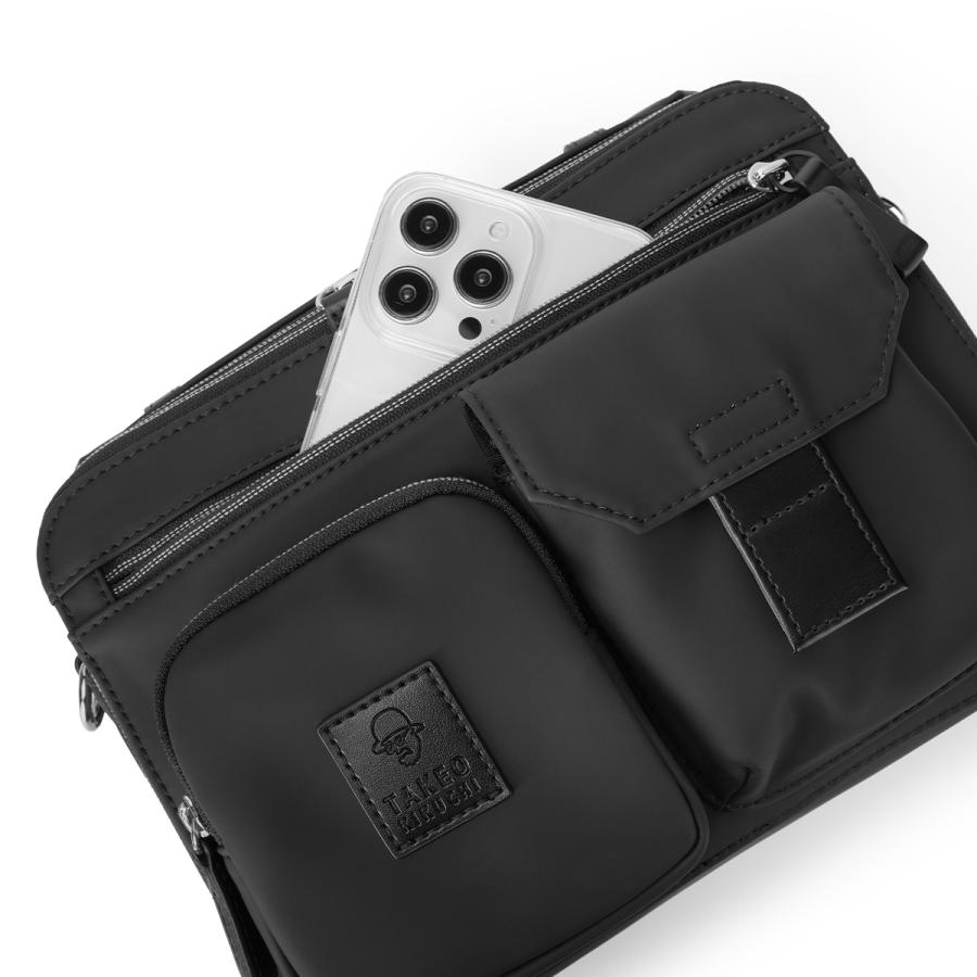 タケオキクチ ベルクロII ショルダーバッグ メンズ ブランド 斜めがけバッグ ミニ 小さめ TAKEO KIKUCHI VELCRO II 732123 | TAKEO KIKUCHI | 09