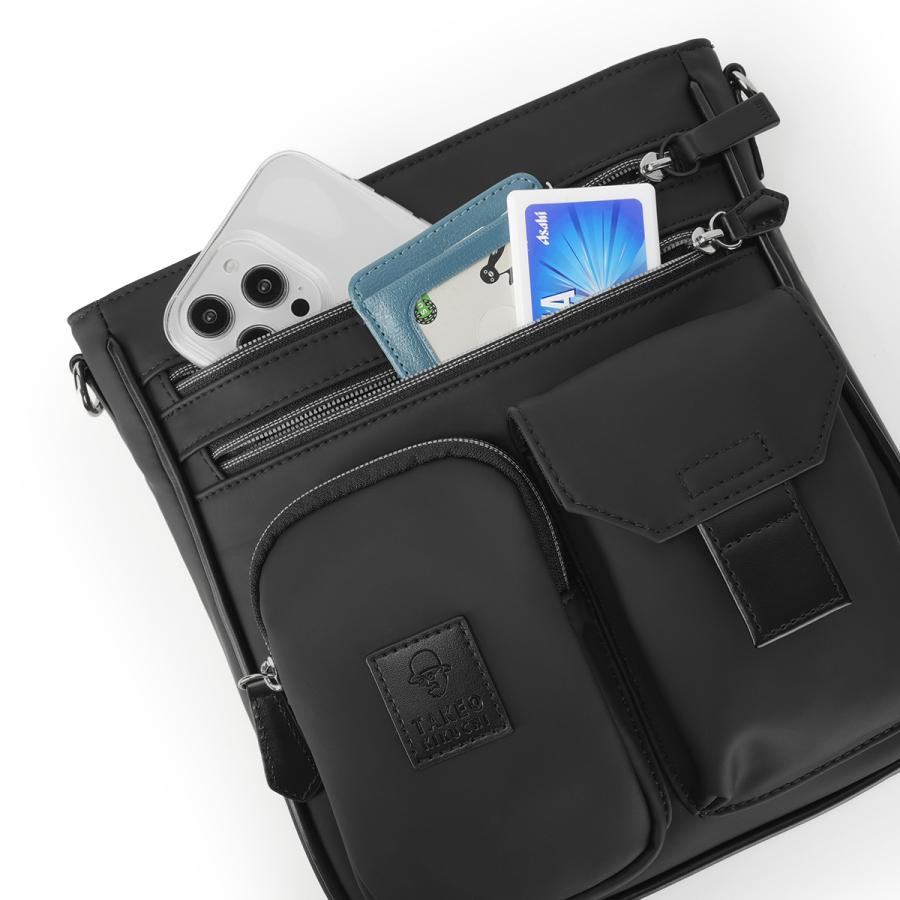 タケオキクチ ベルクロII ショルダーバッグ メンズ ブランド 斜めがけバッグ ミニ 小さめ TAKEO KIKUCHI VELCRO II 732124 | TAKEO KIKUCHI | 10