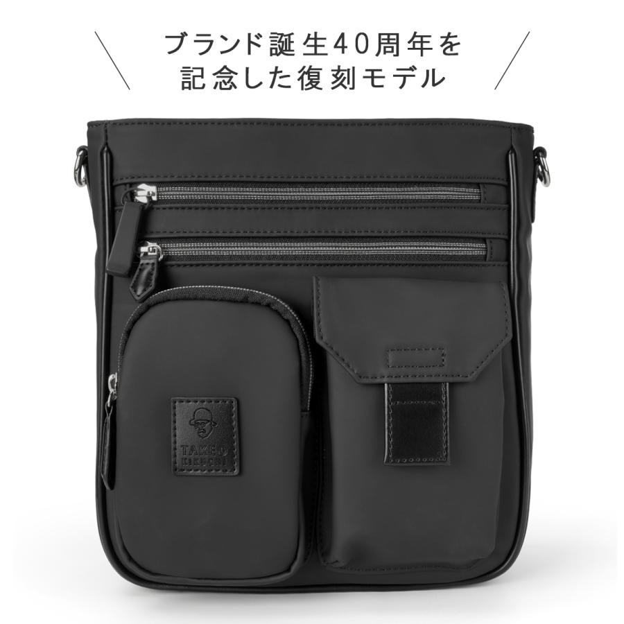 タケオキクチ ベルクロII ショルダーバッグ メンズ ブランド 斜めがけバッグ ミニ 小さめ TAKEO KIKUCHI VELCRO II 732124 | TAKEO KIKUCHI | 08