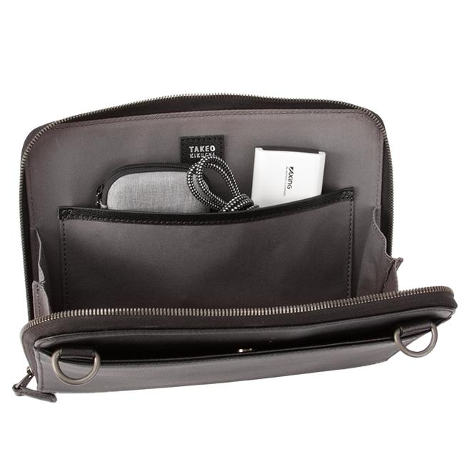 最大51% 4/23限定 タケオキクチ クラッチバッグ セカンドバッグ ショルダーバッグ メンズ レザー 本革 撥水 斜めがけ 2WAY TAKEO KIKUCHI 738211 在庫限り | TAKEO KIKUCHI | 11