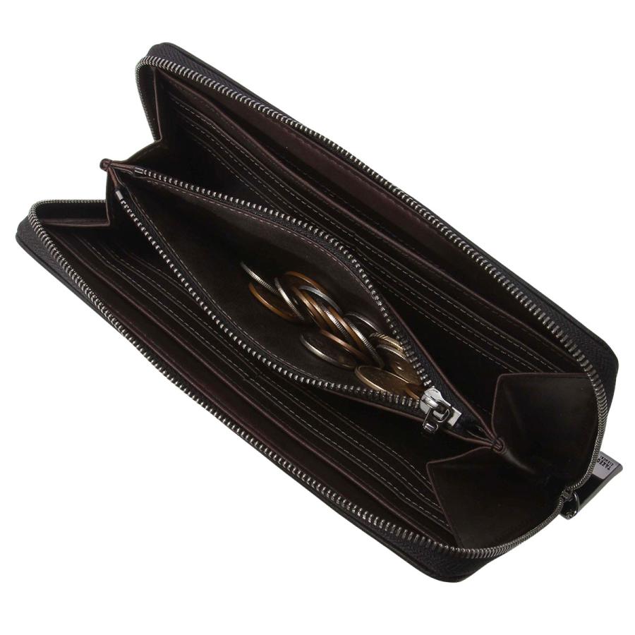 最大53% 3/22まで タケオキクチ 長財布 メンズ ブランド レザー 本革 大容量 ラウンドファスナー ロングウォレット 40周年 ヘリテージ TAKEO KIKUCHI 740606 | TAKEO KIKUCHI | 13