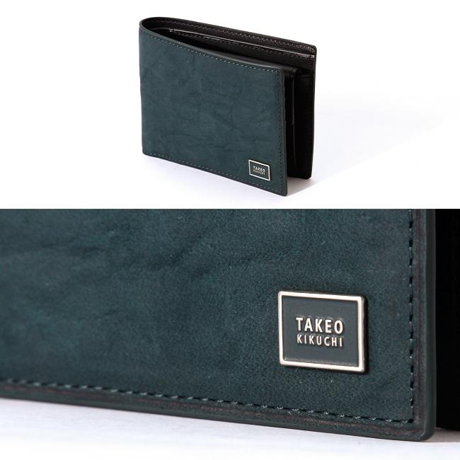 TAKEO KIKUCHI 最大51% 10/18まで タケオキクチ 二つ折り財布