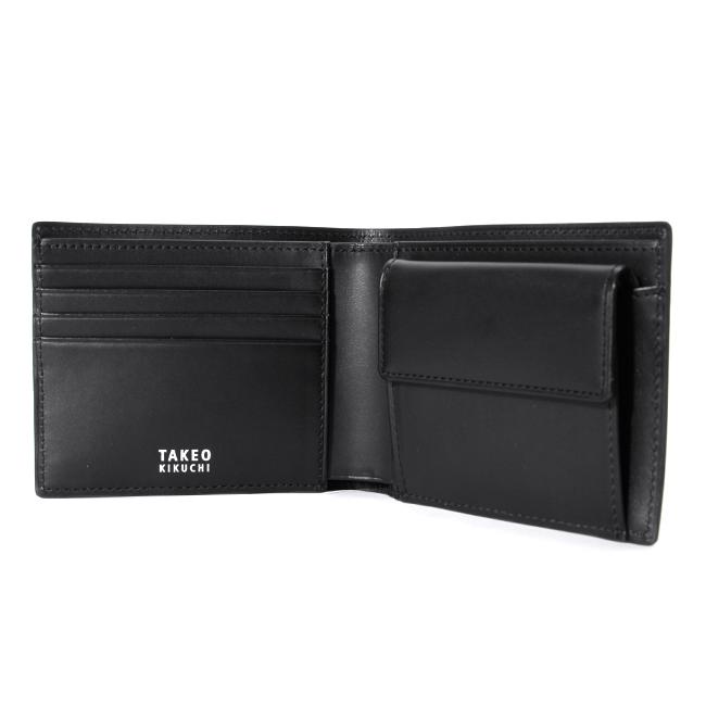 【新品】タケオキクチ　革財布 TAKEO KIKUCHI 最大51% 11/23限定 タケオキクチ 二つ折り財布 メンズ
