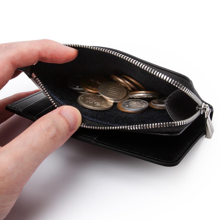 タケオキクチ カードケース 名刺入れ メンズ ブランド レザー 本革 小銭入れ ミニ財布 L字ファスナー TAKEO KIKUCHI ORFENO 752601 | TAKEO KIKUCHI | 12