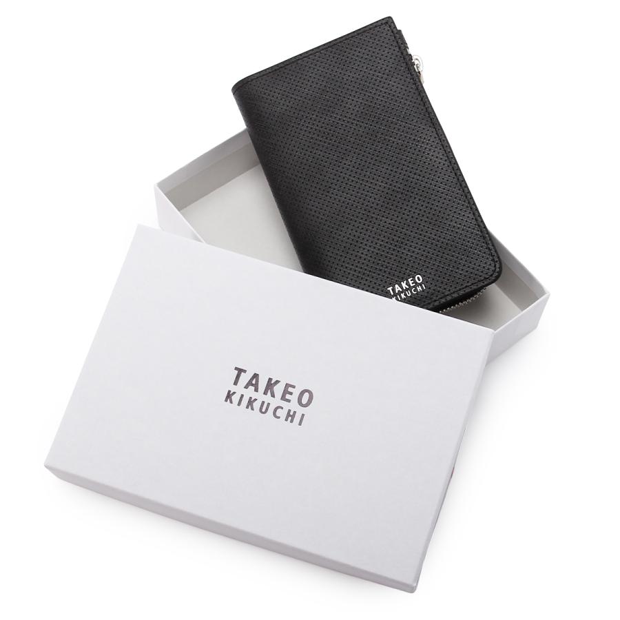 タケオキクチ カードケース 名刺入れ メンズ ブランド レザー 本革 小銭入れ ミニ財布 L字ファスナー TAKEO KIKUCHI ORFENO 752601 | TAKEO KIKUCHI | 16