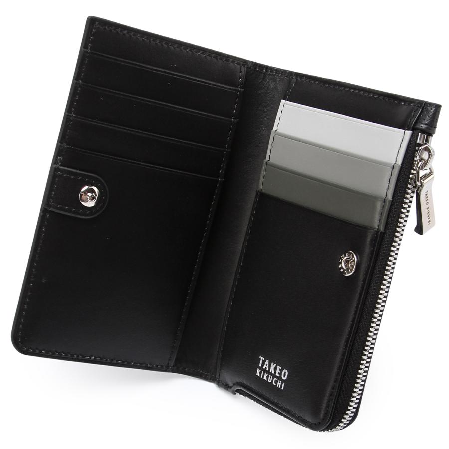 タケオキクチ カードケース 名刺入れ メンズ ブランド レザー 本革 小銭入れ ミニ財布 L字ファスナー TAKEO KIKUCHI ORFENO 752601 | TAKEO KIKUCHI | 08