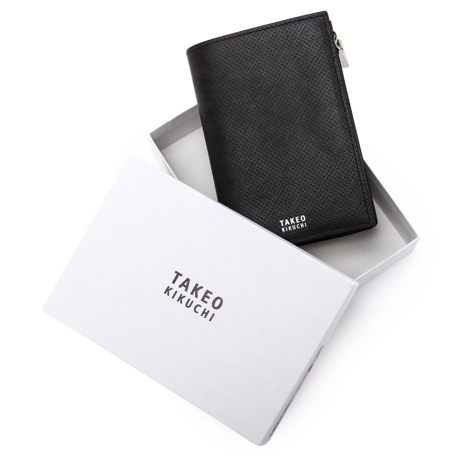 TAKEO KIKUCHI（タケオキクチ） 二つ折り財布 ミドル財布 メンズ
