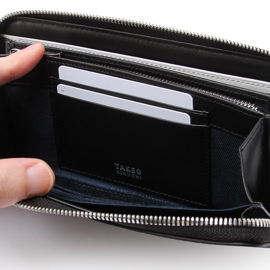 タケオキクチ 長財布 メンズ ブランド レザー 本革 大容量 大きめ ラウンドファスナー ロングウォレット オルフェーノ TAKEO KIKUCHI 752606 | TAKEO KIKUCHI | 13