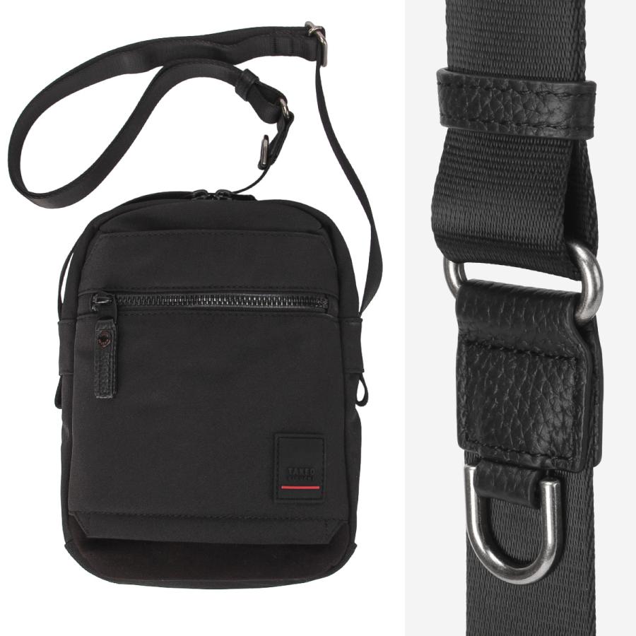 タケオキクチ ショルダーバッグ メンズ ブランド 撥水 縦型 斜めがけ B6 ミニ ショルダーポーチ アストン TAKEO KIKUCHI ASUTON 755101 | TAKEO KIKUCHI | 15