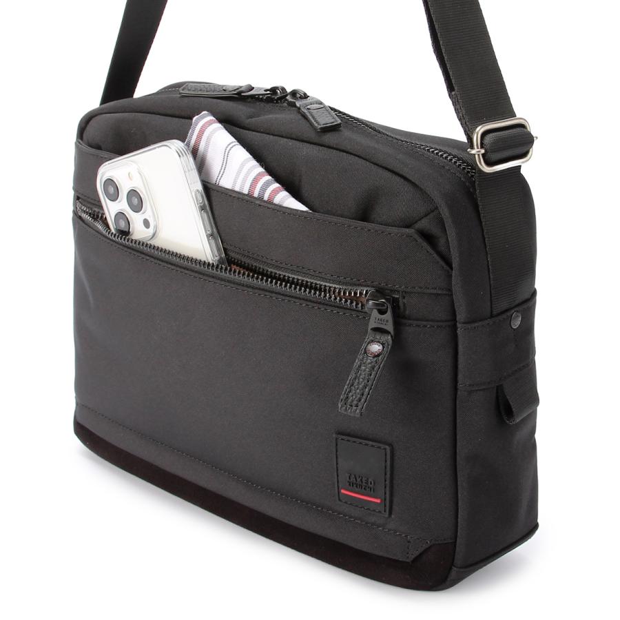 タケオキクチ ショルダーバッグ メンズ ブランド 撥水 横型 斜めがけ B5 アストン TAKEO KIKUCHI ASUTON 755102 | TAKEO KIKUCHI | 12