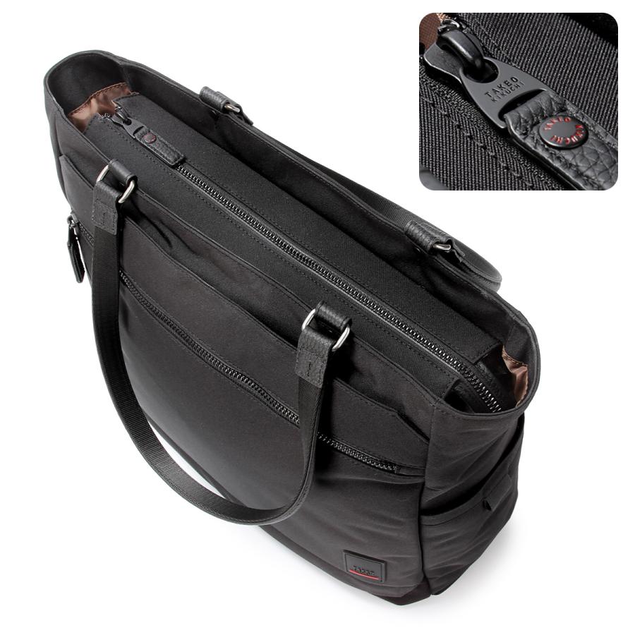 タケオキクチ ビジネストートバッグ メンズ ブランド 50代 40代 大容量 肩掛け 大きめ A4 B4 ビジネスバッグ アストン TAKEO KIKUCHI 755701 | TAKEO KIKUCHI | 09