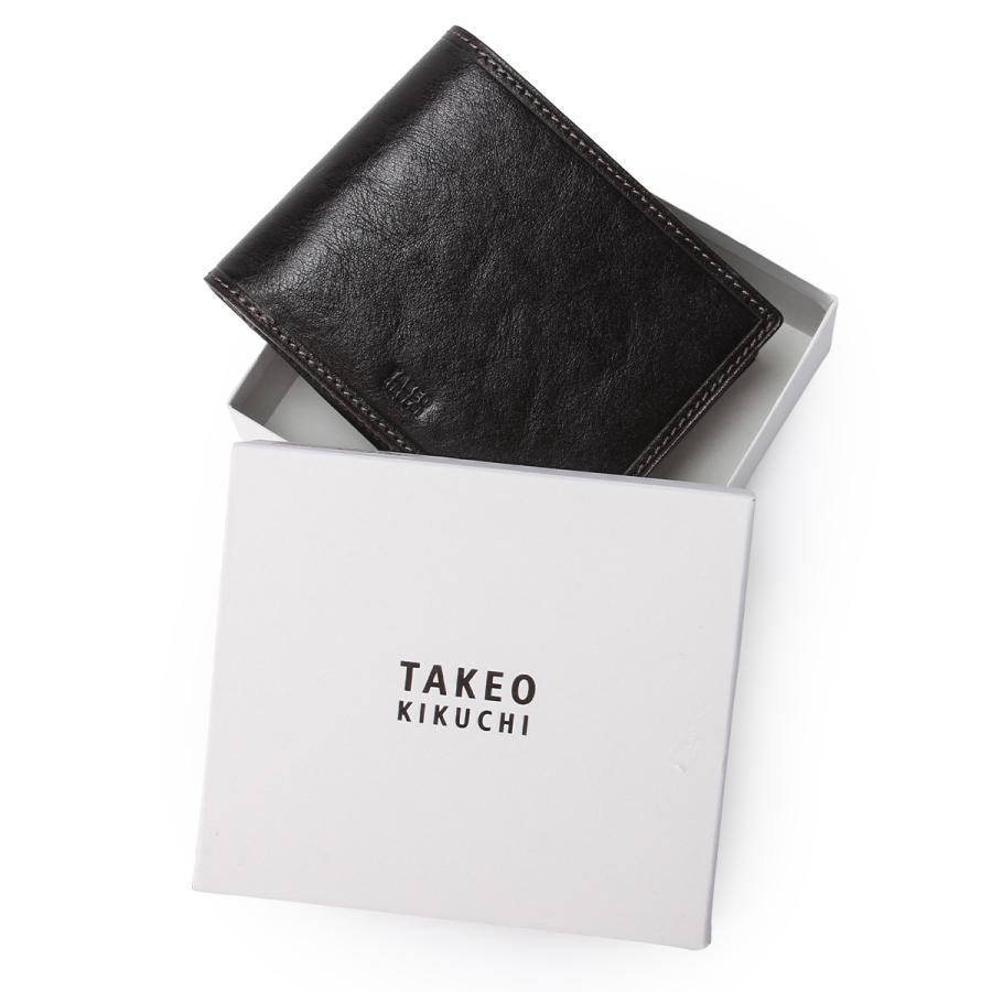 TAKEO KIKUCHI（タケオキクチ） 最大50% 9/22限定 二つ折り財布 メンズ