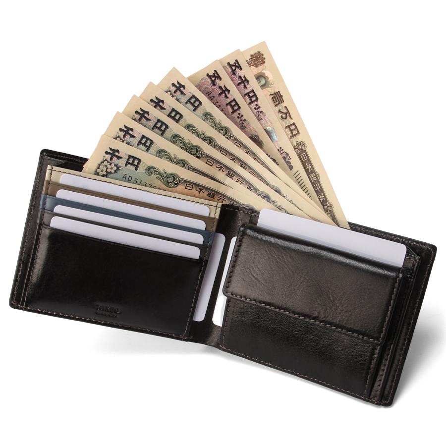 最大50% 12/25限定 タケオキクチ 二つ折り財布 メンズ ブランド レザー 本革 イデア TAKEO KIKUCHI 756604 | TAKEO KIKUCHI | 09