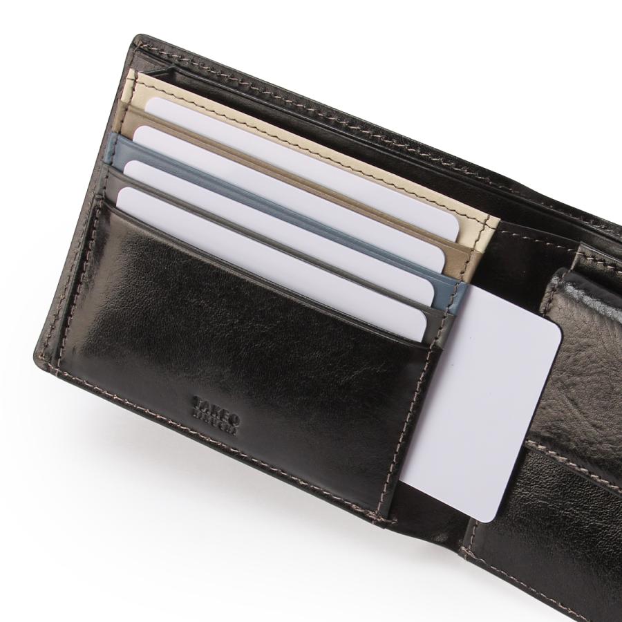 タケオキクチ 二つ折り財布 メンズ ブランド レザー 本革 イデア TAKEO KIKUCHI 756604 | TAKEO KIKUCHI | 11