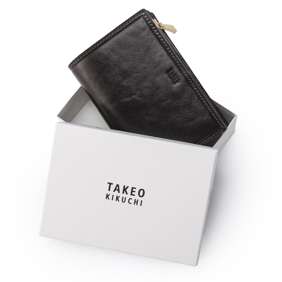 タケオキクチ 二つ折り財布 ミドル財布 メンズ ブランド レザー 本革 大容量 大きめ ミドルウォレット イデア TAKEO KIKUCHI 756605 | TAKEO KIKUCHI | 18