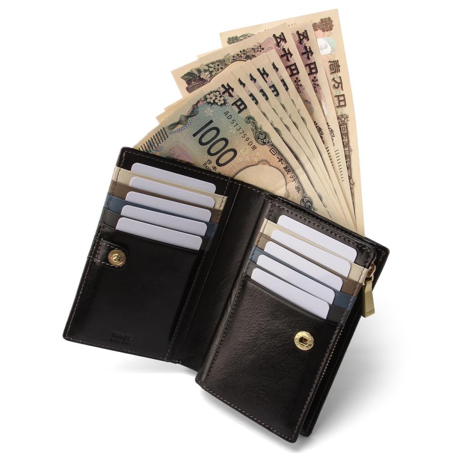 最大49% 4/1限定 タケオキクチ 二つ折り財布 ミドル財布 メンズ ブランド レザー 本革 大容量 大きめ ミドルウォレット イデア TAKEO KIKUCHI 756605 | TAKEO KIKUCHI | 09