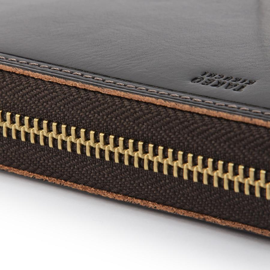 タケオキクチ 長財布 メンズ ブランド レザー 本革 大容量 大きめ ラウンドファスナー ロングウォレット イデア TAKEO KIKUCHI 756607 | TAKEO KIKUCHI | 16