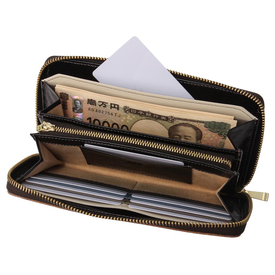 最大51% 4/22限定 タケオキクチ 長財布 メンズ ブランド レザー 本革 大容量 大きめ ラウンドファスナー ロングウォレット イデア TAKEO KIKUCHI 756607 | TAKEO KIKUCHI | 09