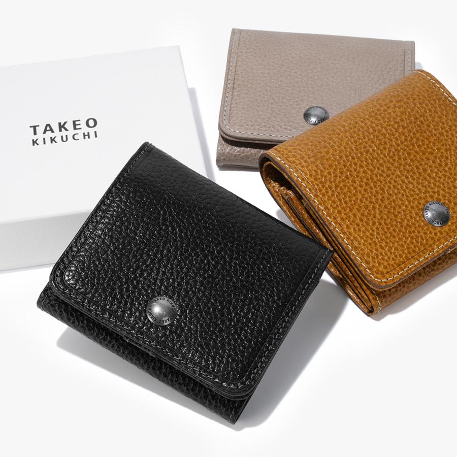 最大50% 8/7限定 タケオキクチ パック 二つ折り財布 コンパクト 本革 メンズ ブランド TAKEO KIKUCHI PACK 758613 | TAKEO KIKUCHI | 20