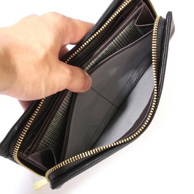 【新品未使用】TAKEO KIKUCHI 牛革 長財布 ブラック 箱付 TAKEO KIKUCHI 最大51% 9/29限定 タケオキクチ 財布 長財布