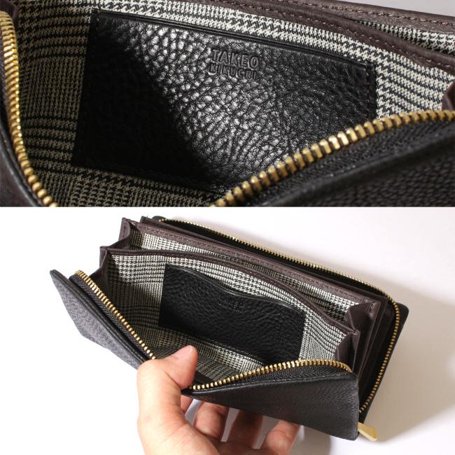 【新品未使用】TAKEO KIKUCHI 牛革 長財布 ブラック 箱付 TAKEO KIKUCHI 最大51% 9/29限定 タケオキクチ 財布 長財布