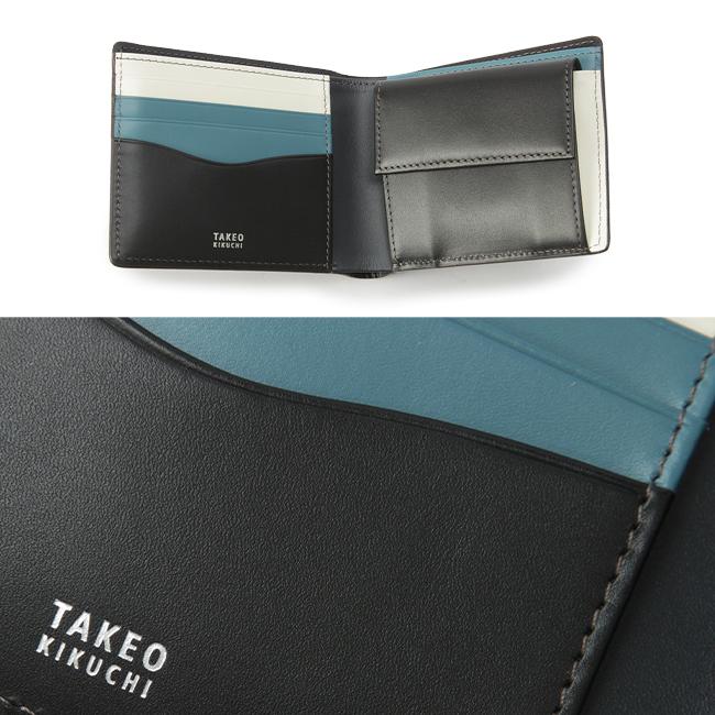 TAKEO KIKUCHI 最大37% 10/22限定 タケオキクチ 財布 二つ折り