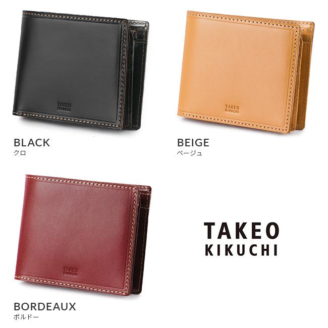 新品未使用キクチタケオの財布 TAKEO KIKUCHI（タケオキクチ） 最大41% 5/5限定 財布 二つ折り財布