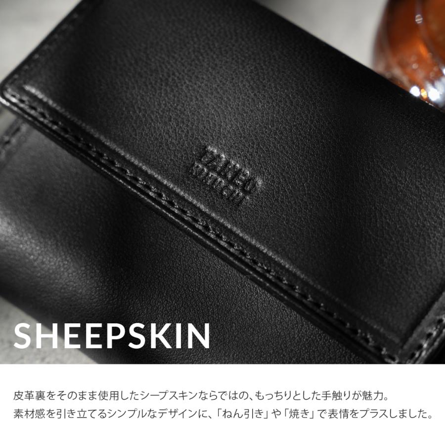タケオキクチ ミニ財布 メンズ ブランド レザー 本革 軽量 三つ折り財布 ミニウォレット コンパクト クロードII TAKEO KIKUCHI 790606 | TAKEO KIKUCHI | 07