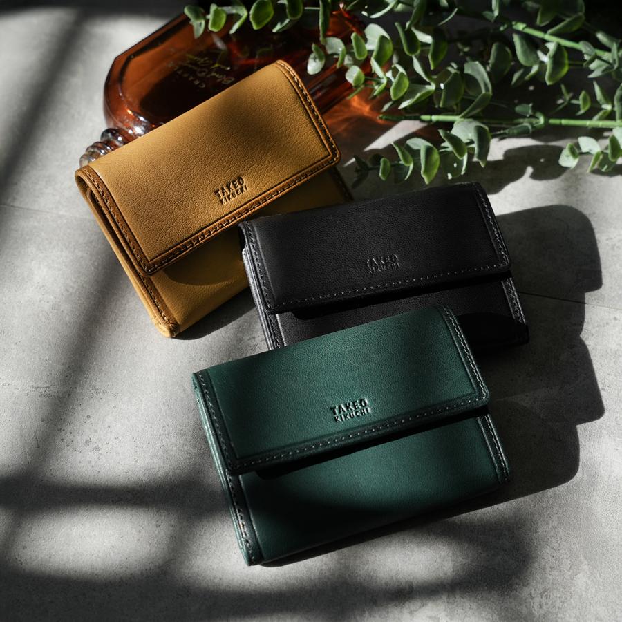 最大51% 3/8限定 タケオキクチ ミニ財布 メンズ ブランド レザー 本革 軽量 三つ折り財布 ミニウォレット コンパクト クロードII TAKEO KIKUCHI 790606 | TAKEO KIKUCHI | 09