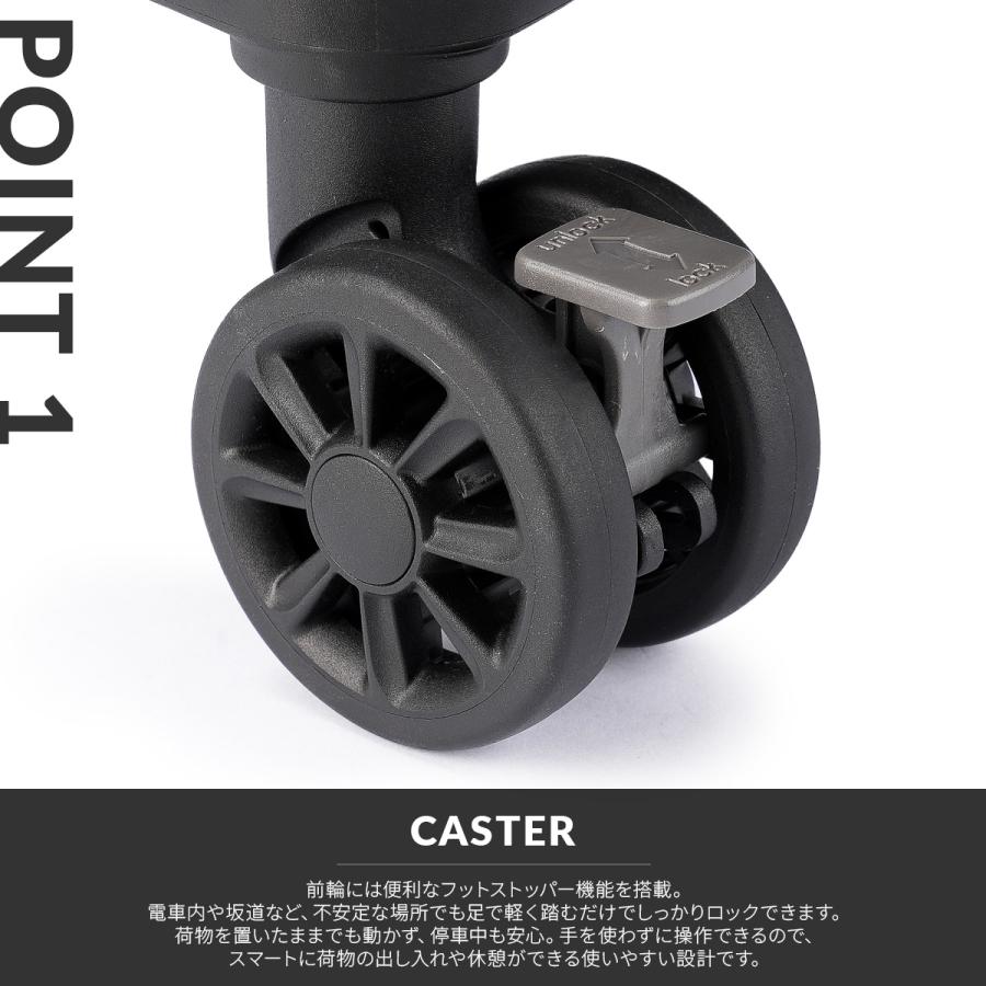 最大40% 4/1限定 タケオキクチ アールグレイ スーツケース Mサイズ 60L ストッパー 荷物フック TAKEO KIKUCHI EARLGREY TK-ELG002 | TAKEO KIKUCHI | 08