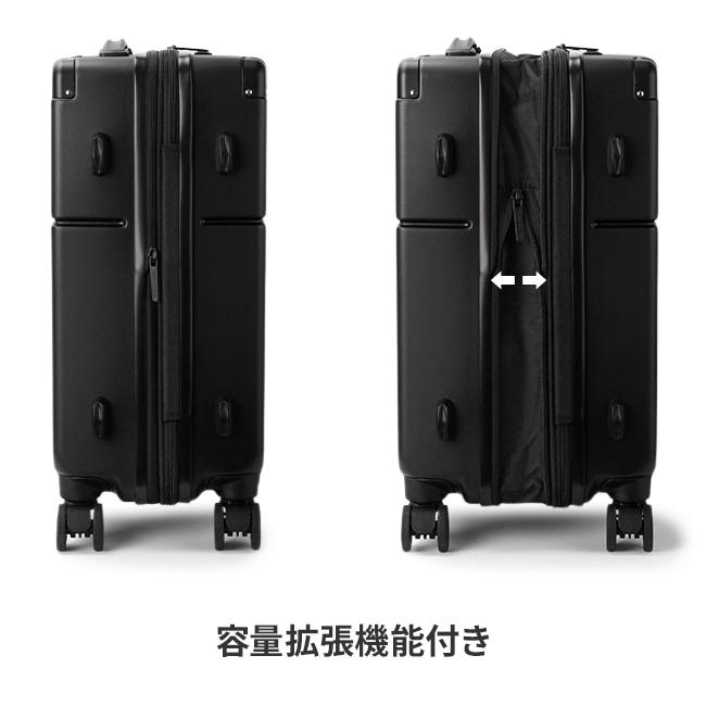 最終価格　TAKEO KIKUCHI キャリーバッグ CITY BLACK】スーツケース Sサイズ(フロントオープン式