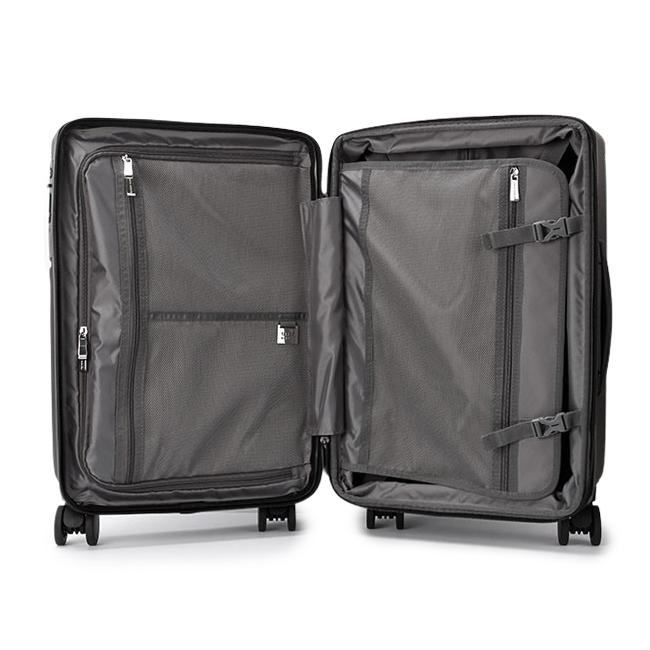 最終価格　TAKEO KIKUCHI キャリーバッグ CITY BLACK】スーツケース Sサイズ(フロントオープン式