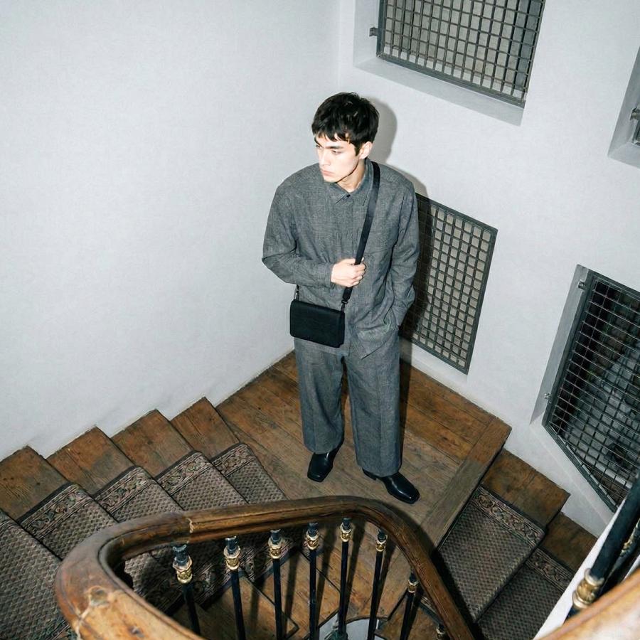 最大44% 4/17から エルゴポック トリヨンラグーン ミニショルダーバッグ スリム 本革 シュリンクレザー 日本製 HERGOPOCH TL-TMS | HERGOPOCH | 03