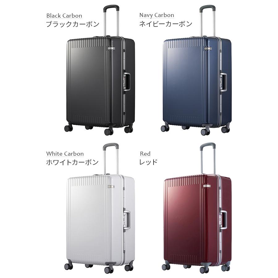 ACE スーツケース 75~89L ネイビー TSAロック ace. エース スーツケース パリセイド3-Z 74L 06915 5~7泊 ファスナー