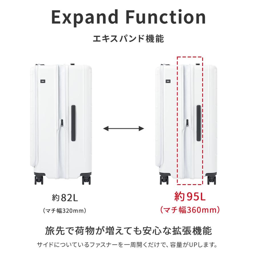 ace. TOKYO LABEL 最大53% 8/2まで エース トレリスZ スーツケース 片