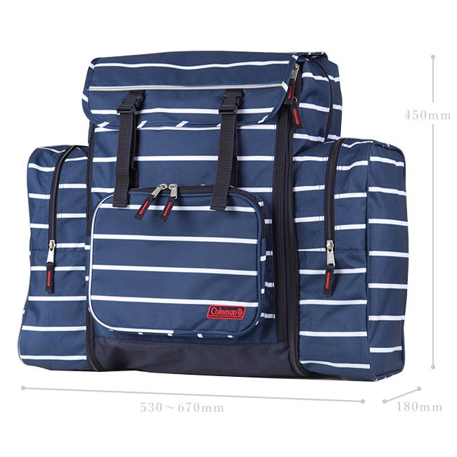 コールマン リュック サブリュック 大容量 子供 林間学校 修学旅行 女子 男子 小学校 中学生 軽量 拡張 42L/50L 1泊 2泊 3泊 Coleman clks | Coleman | 12